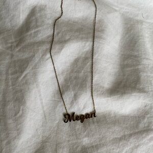Megan Gold Name Necklace